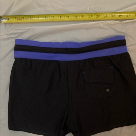 FREE COUNTRY Purple and Grey Women’s Swim Shorts Trunks NWOT - Picture 6 of 16
